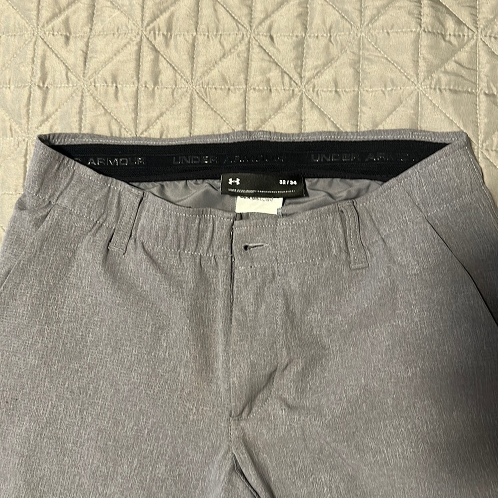 Grey Under Armour 32 x 34 Golf Pant